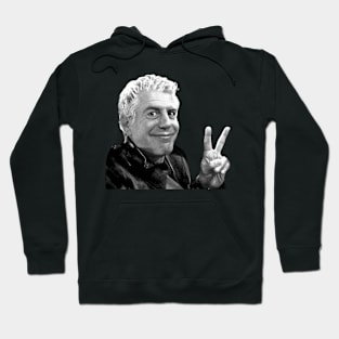 anthony bourdain peace Hoodie